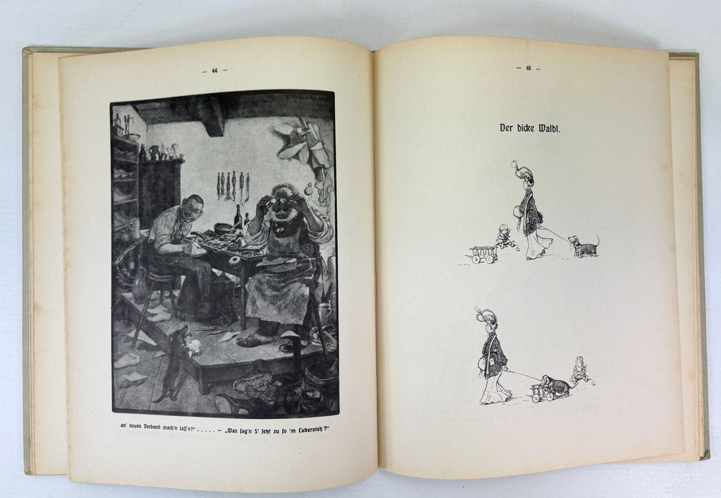 O diese Dackel! ; Allerlei Lustiges aus dem Leben unserer kleinen krummbeinigen Freunde, 2 volumes, 1923. Oh, those dachshunds!