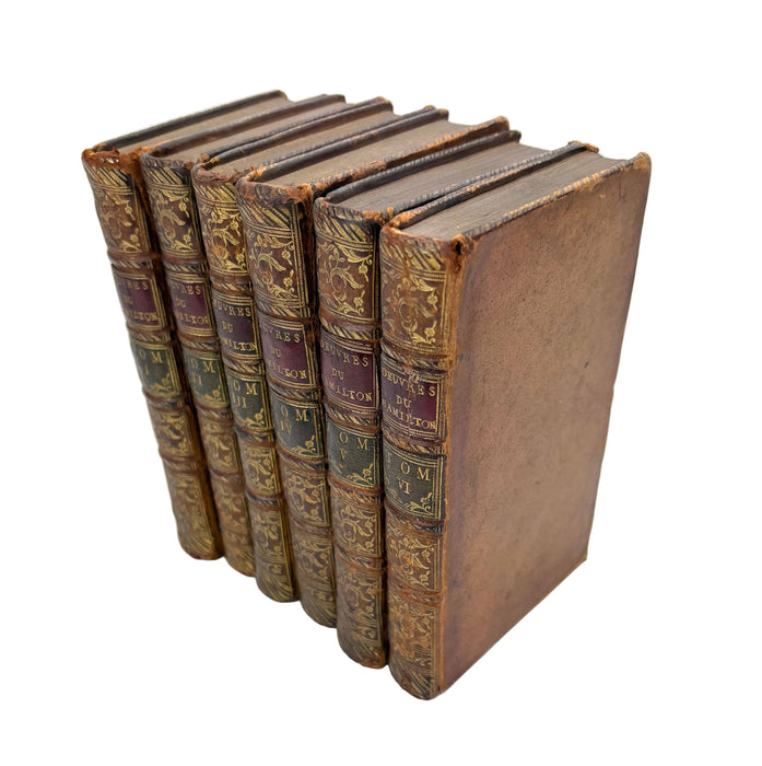 Oeuvres du Comte Antoine Hamilton. Paris, 1760–1762. In six volumes, complete.