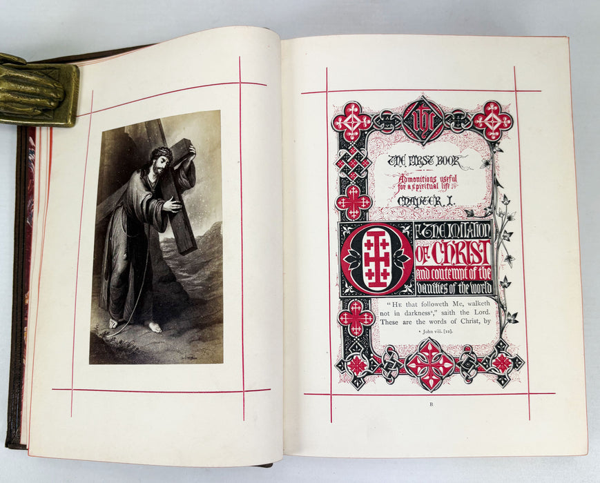 Of The Imitation of Christ in Four Books, by Thomas A Kempis, James Parker, Oxford, 1867 Limited edition of 2,000