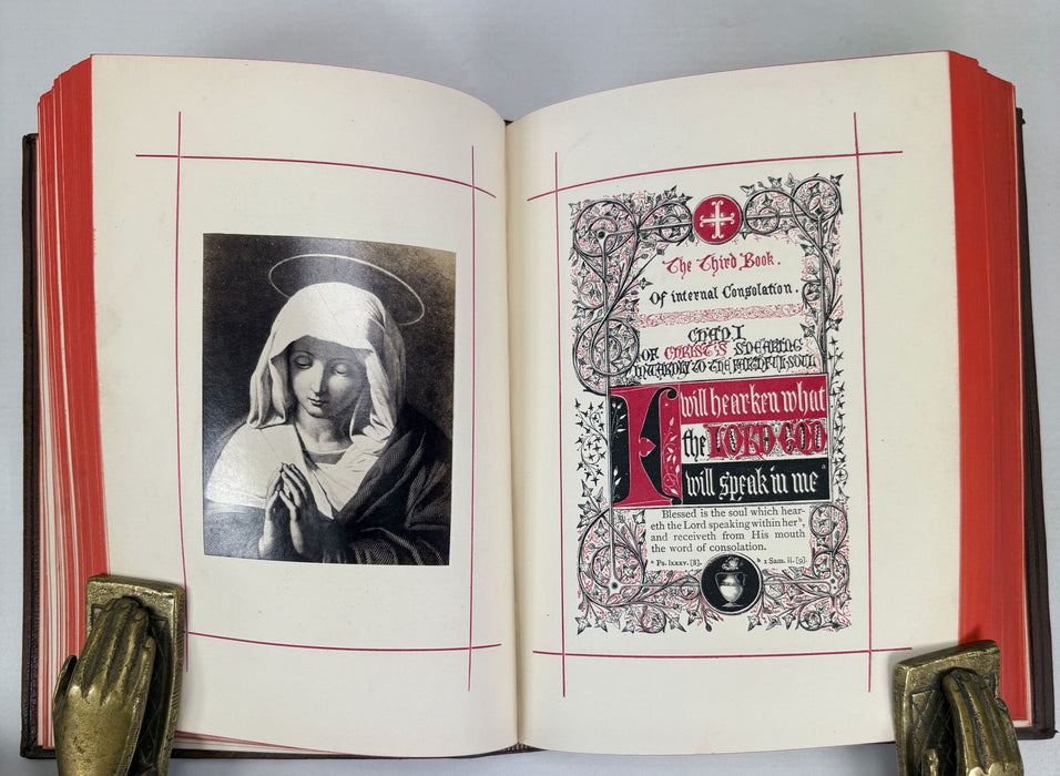 Of The Imitation of Christ in Four Books, by Thomas A Kempis, James Parker, Oxford, 1867 Limited edition of 2,000