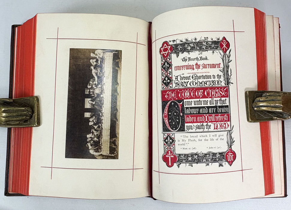 Of The Imitation of Christ in Four Books, by Thomas A Kempis, James Parker, Oxford, 1867 Limited edition of 2,000