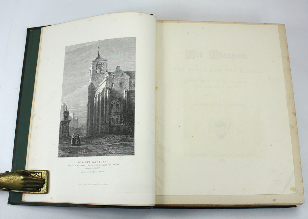 Old Glasgow; The Place and the People; From the Roman Occupation to the Eighteenth Century, Andrew MacGeorge, 1880