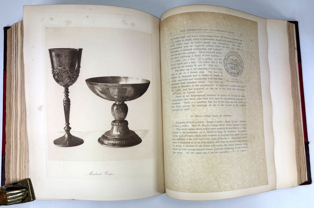 Old Scottish Communion Plate, Thomas Burns, R. & R. Clark, Edinburgh, 1892 signed, numbered limited edition 69/175