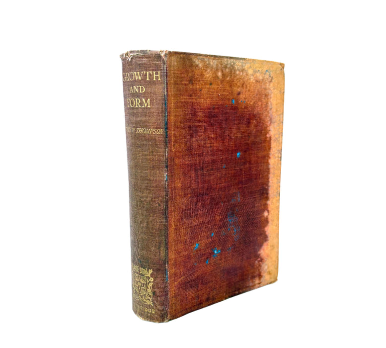 On Growth and Form, D'Arcy Wentworth Thompson, 1st edition signed copy (Cambridge University Press, 1917). Sir Robert Ludwig Mond provenance.