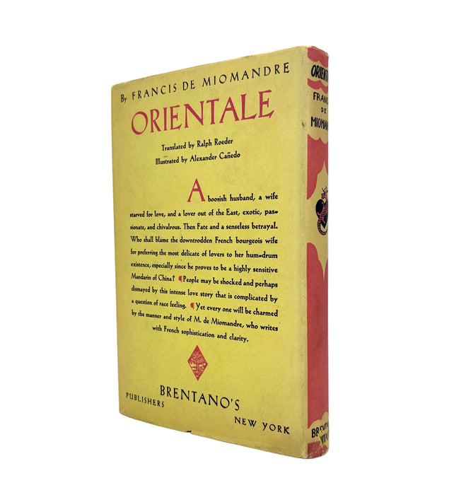 Orientale (L'Aventure de Therese Beauchamps), by Francis de Miomandre, Brentano's Publishers, New York, 1929