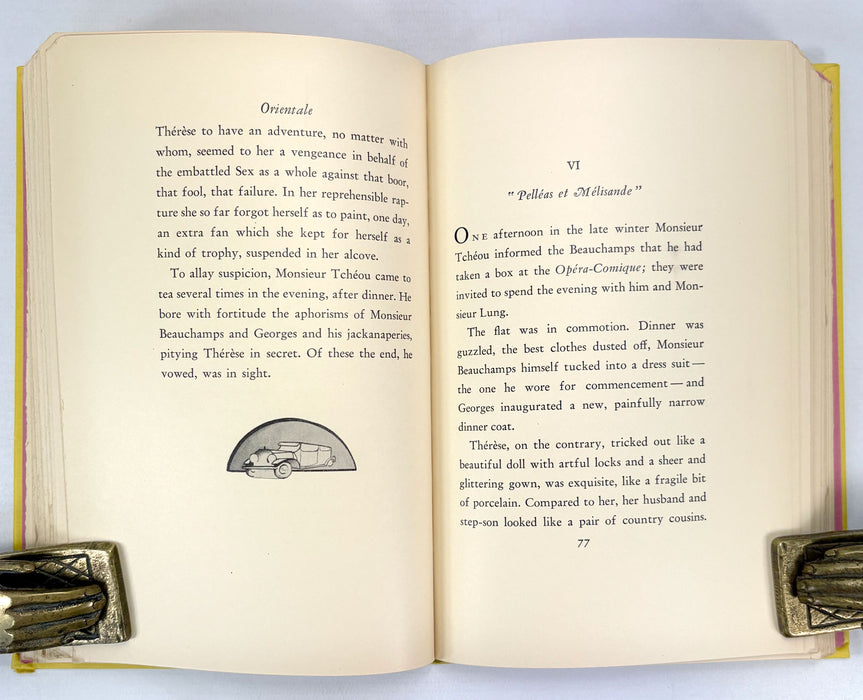 Orientale (L'Aventure de Therese Beauchamps), by Francis de Miomandre, Brentano's Publishers, New York, 1929