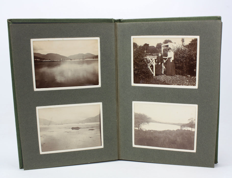 Original 1890s Vintage Victorian Photo Albums, 2 Volumes, Scottish Interest