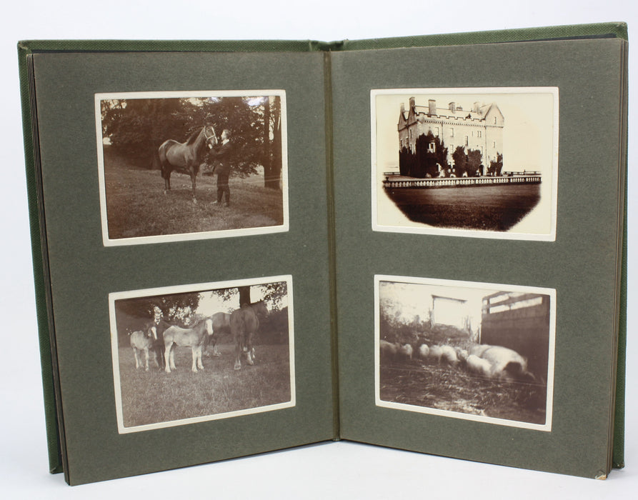 Original 1890s Vintage Victorian Photo Albums, 2 Volumes, Scottish Interest