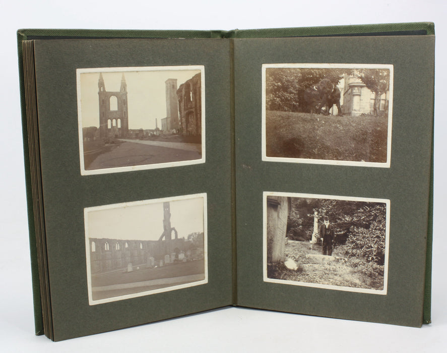 Original 1890s Vintage Victorian Photo Albums, 2 Volumes, Scottish Interest