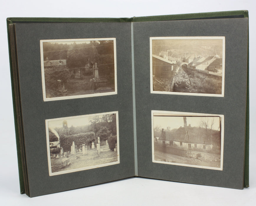 Original 1890s Vintage Victorian Photo Albums, 2 Volumes, Scottish Interest