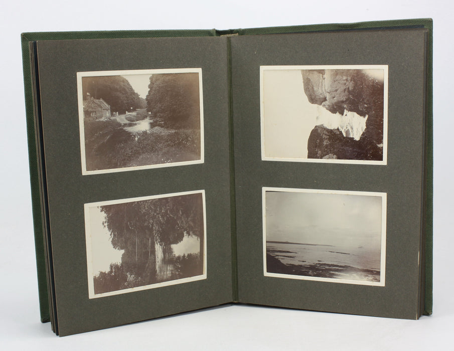 Original 1890s Vintage Victorian Photo Albums, 2 Volumes, Scottish Interest