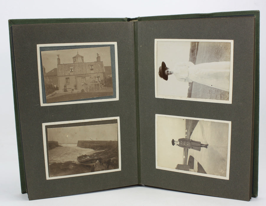 Original 1890s Vintage Victorian Photo Albums, 2 Volumes, Scottish Interest