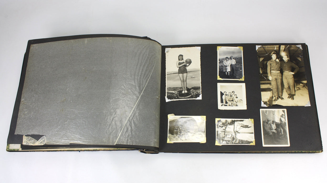 Original 1940s Vintage Photo Album of Seaman William John Reginald Brown - Whaling interest, Falkland Islands