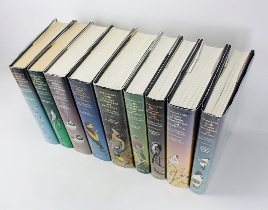 Ornithology; Handbook of the Birds of Europe the Middle East and North Africa, Oxford University Press, 9 Volumes complete, 1980 - 1994