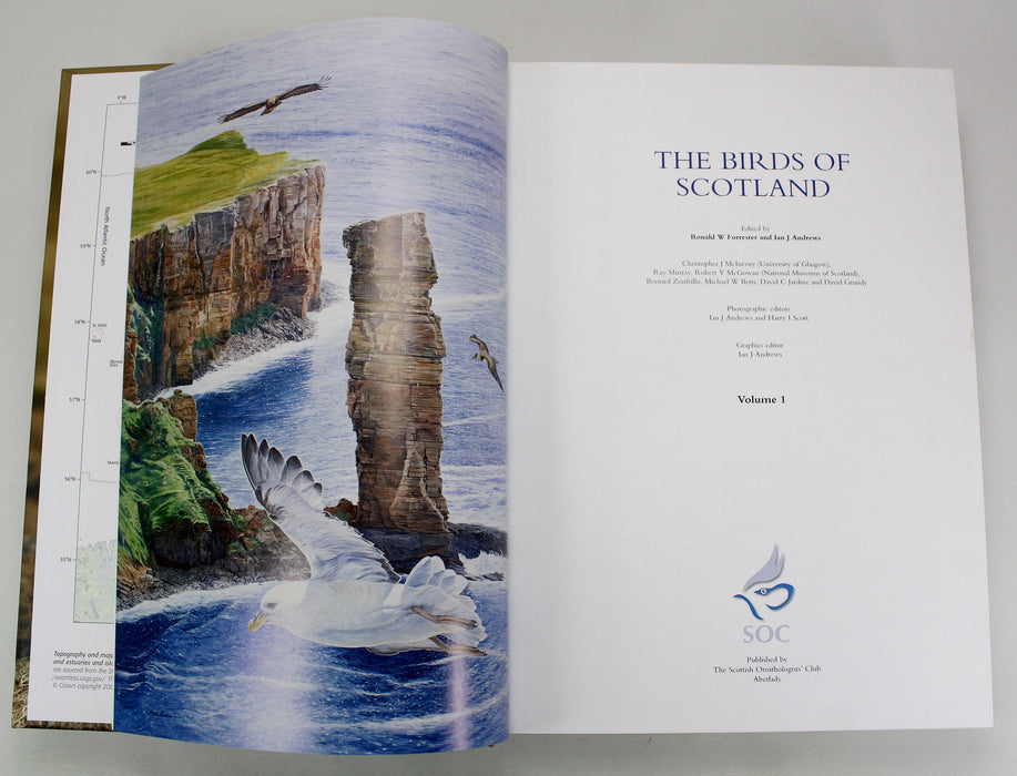 Ornithology; The Birds of Scotland, 2 Volume Set in Slipcase, Ronald W Forrester and Ian J Andrews, The Scottish Ornithologists' Club, 2007