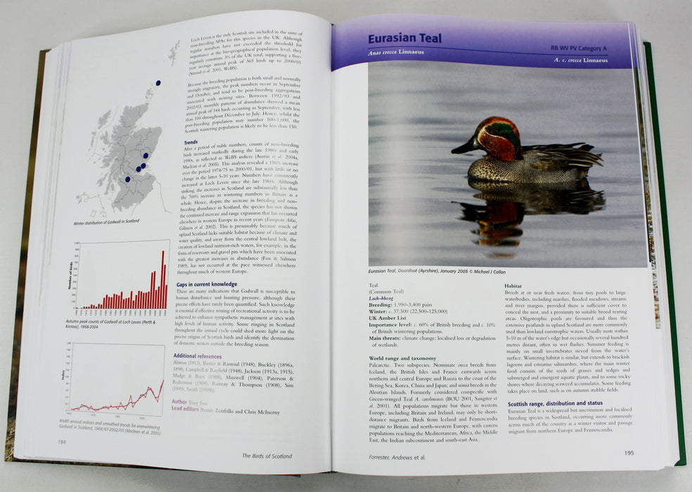 Ornithology; The Birds of Scotland, 2 Volume Set in Slipcase, Ronald W Forrester and Ian J Andrews, The Scottish Ornithologists' Club, 2007