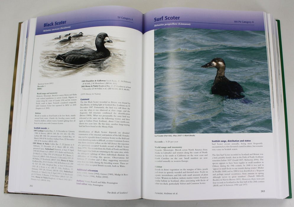Ornithology; The Birds of Scotland, 2 Volume Set in Slipcase, Ronald W Forrester and Ian J Andrews, The Scottish Ornithologists' Club, 2007