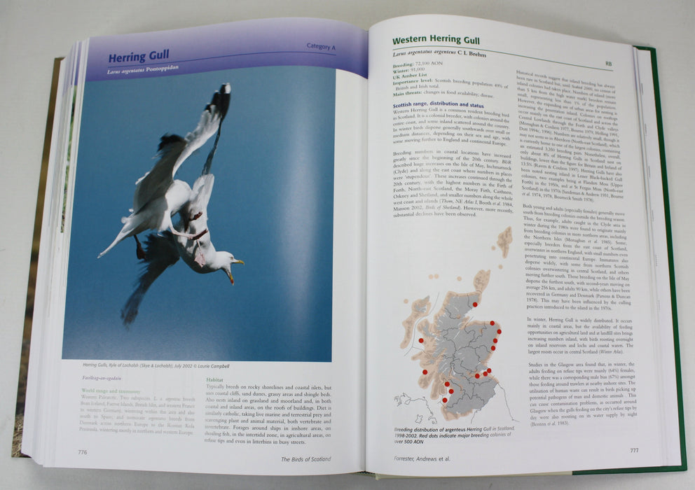 Ornithology; The Birds of Scotland, 2 Volume Set in Slipcase, Ronald W Forrester and Ian J Andrews, The Scottish Ornithologists' Club, 2007