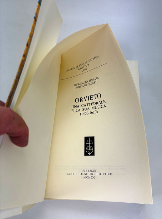 Orvieto; Una Cattedrale e la sua musica (1450-1610), B. Brumana & G. Ciliberti, 1990