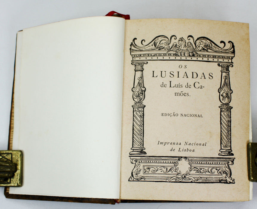 Os Lusiadas de Luis de Camões, Edicao Nacional, Imprensa Nacional de Lisboa, 1931