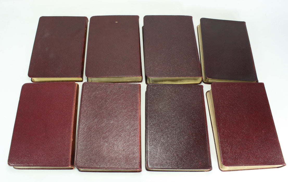 Oxford Edition; Collection of 12 Classic Literature and Poetry Titles with gilt edges, 1904-1916