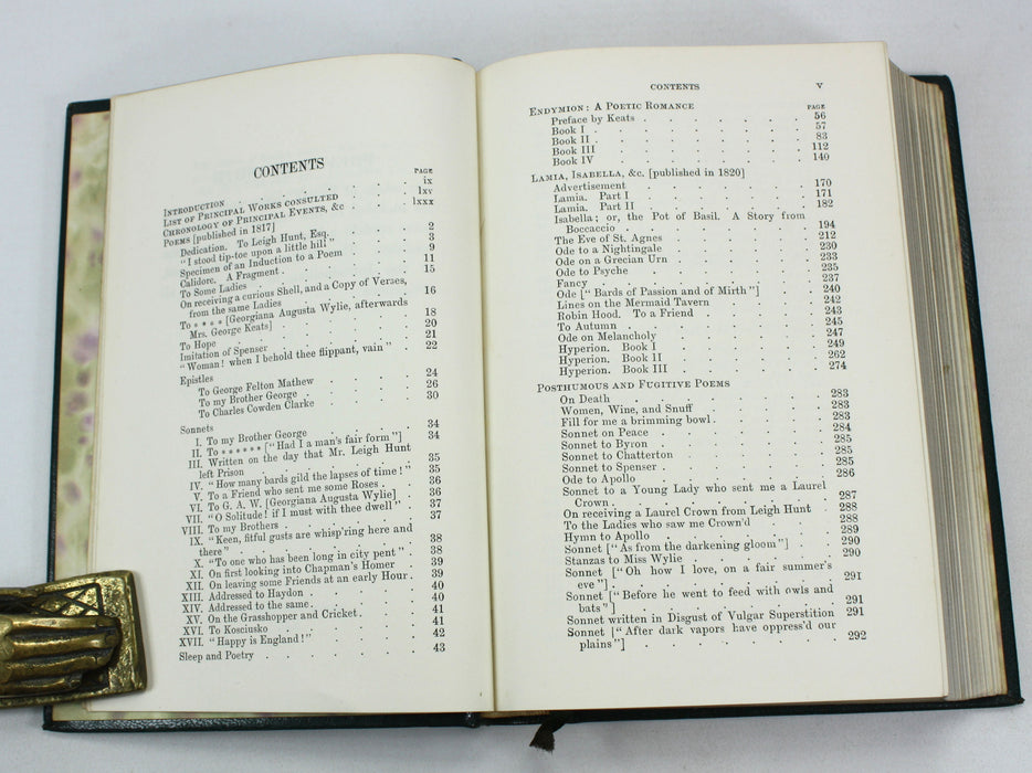 Oxford Edition; The Poetical Works of John Keats, H. Buxton Forman, 1937