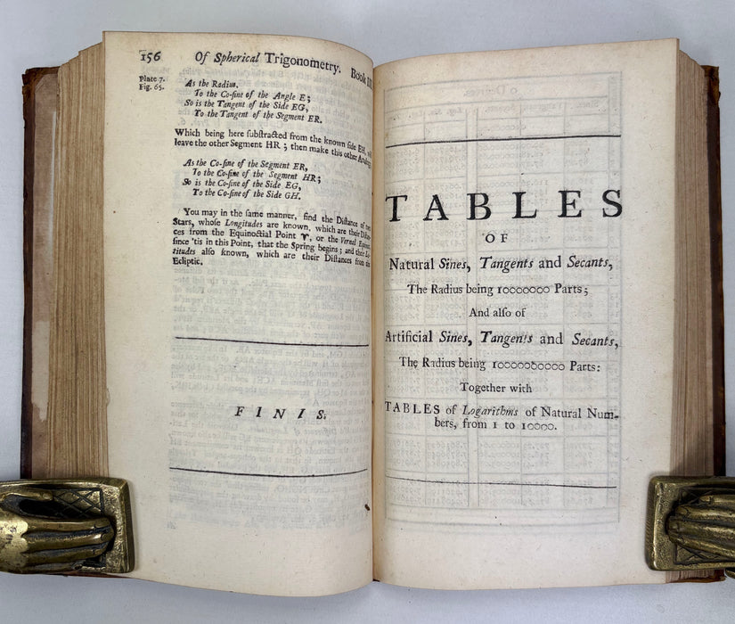 Ozanam's Compleat Course of the Mathematics; Cursus Mathematicus; Or, A Complete Course of the Mathematics, Monsiuer Ozanam, London & Oxford, 1712