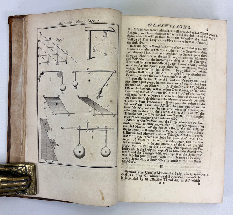 Ozanam's Compleat Course of the Mathematics; Cursus Mathematicus; Or, A Complete Course of the Mathematics, Monsiuer Ozanam, London & Oxford, 1712