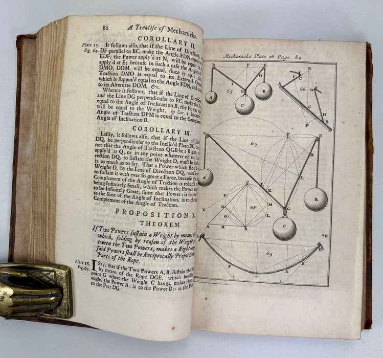 Ozanam's Compleat Course of the Mathematics; Cursus Mathematicus; Or, A Complete Course of the Mathematics, Monsiuer Ozanam, London & Oxford, 1712