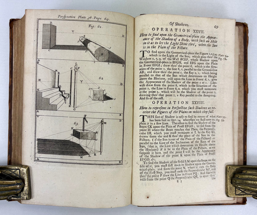 Ozanam's Compleat Course of the Mathematics; Cursus Mathematicus; Or, A Complete Course of the Mathematics, Monsiuer Ozanam, London & Oxford, 1712
