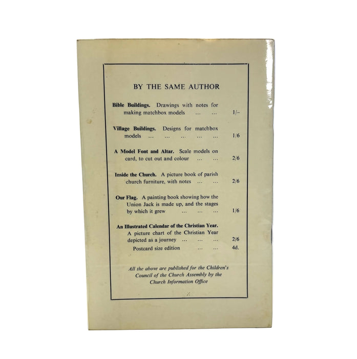 Palestine Models; Make Your Own with Matchboxes, by John Elphinstone-Fyffe, 1963