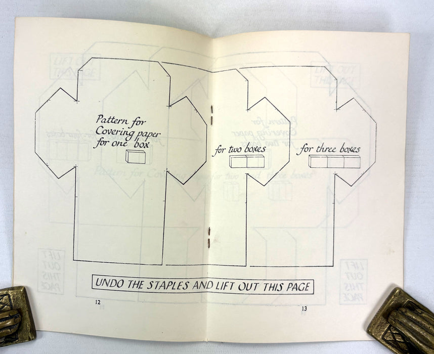 Palestine Models; Make Your Own with Matchboxes, by John Elphinstone-Fyffe, 1963