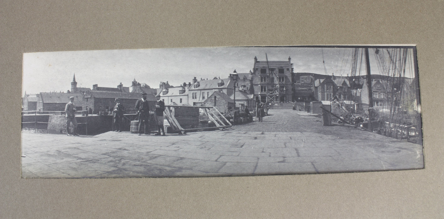 Edwardian Photo Album with 41 unusual Panoramic Photographs, Britain, London, Scotland