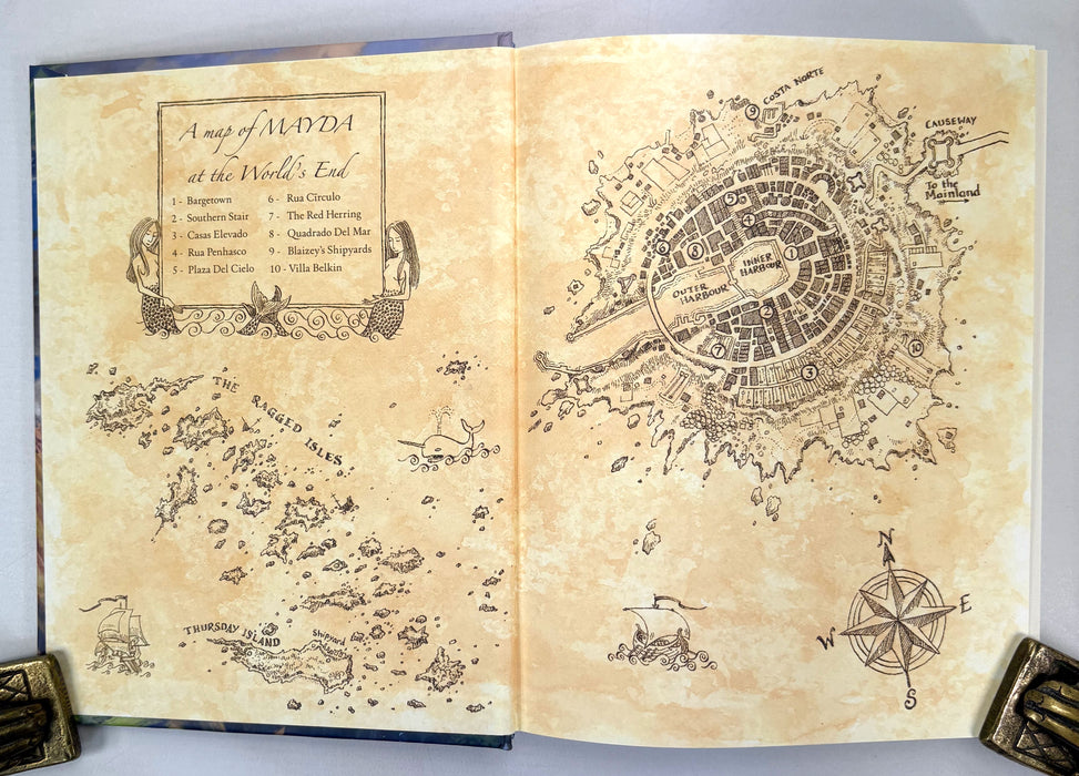Philip Reeve; A Web of Air; Signed/remarqued copy of this Mortal Engines novel, first printing, 2010