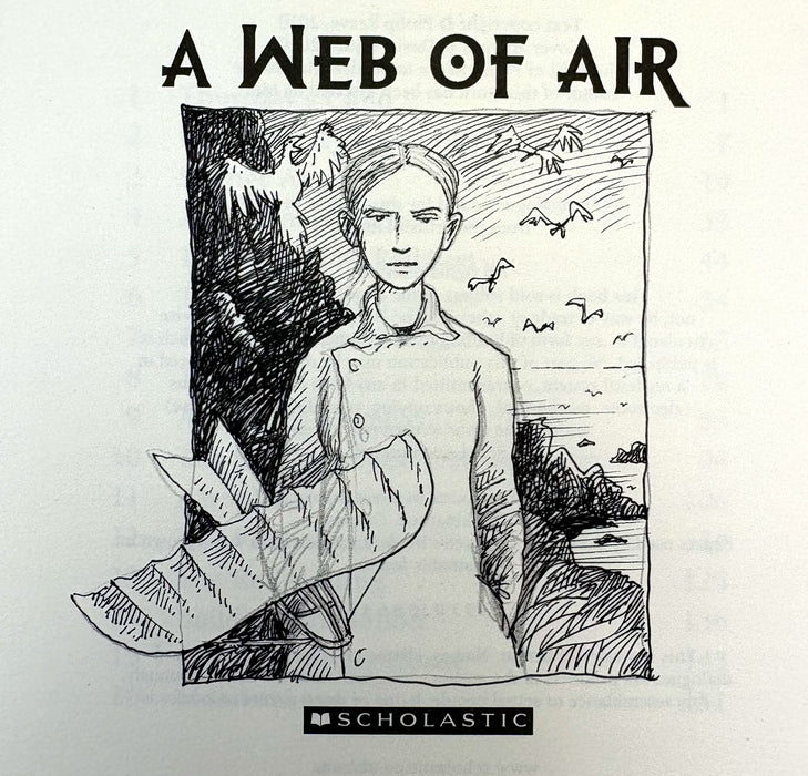 Philip Reeve; A Web of Air; Signed/remarqued copy of this Mortal Engines novel, first printing, 2010