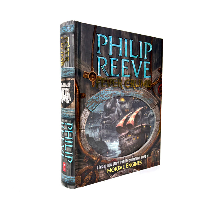 Philip Reeve; Fever Crumb; Signed/remarqued copy of this Mortal Engines novel, with postcard, first printing