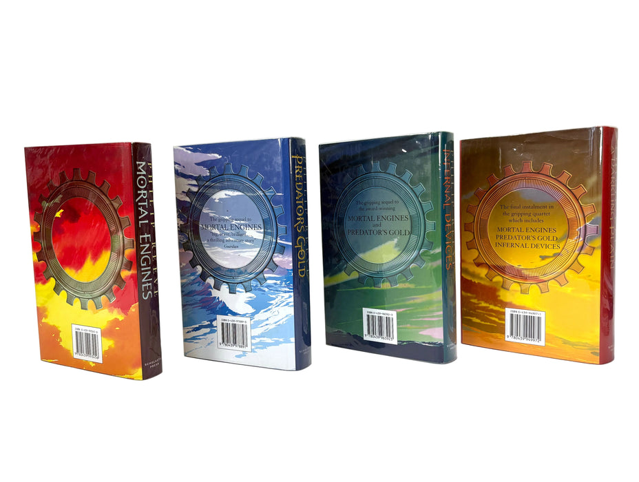 Philip Reeve; Mortal Engines; Complete set of 1st editions of the novels - all signed and lined by the author, 2001-2006