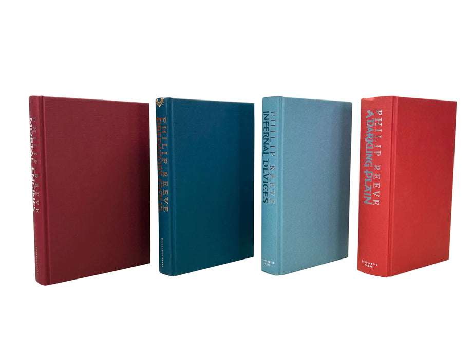 Philip Reeve; Mortal Engines; Complete set of 1st editions of the novels - all signed and lined by the author, 2001-2006