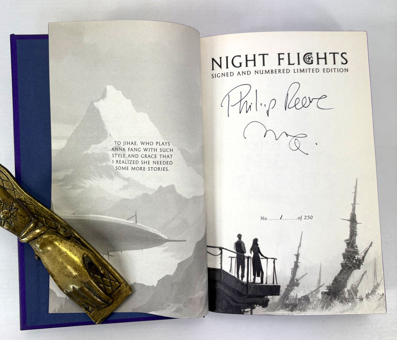 Philip Reeve; Mortal Engines; Night Flights. Illustrated by Ian McQue. Signed limited edition.