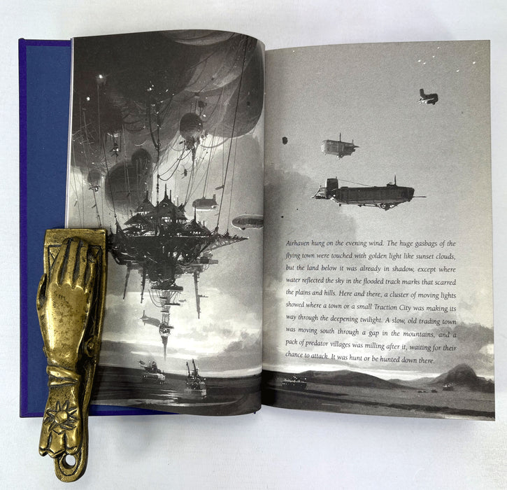 Philip Reeve; Mortal Engines; Night Flights. Illustrated by Ian McQue. Signed limited edition.