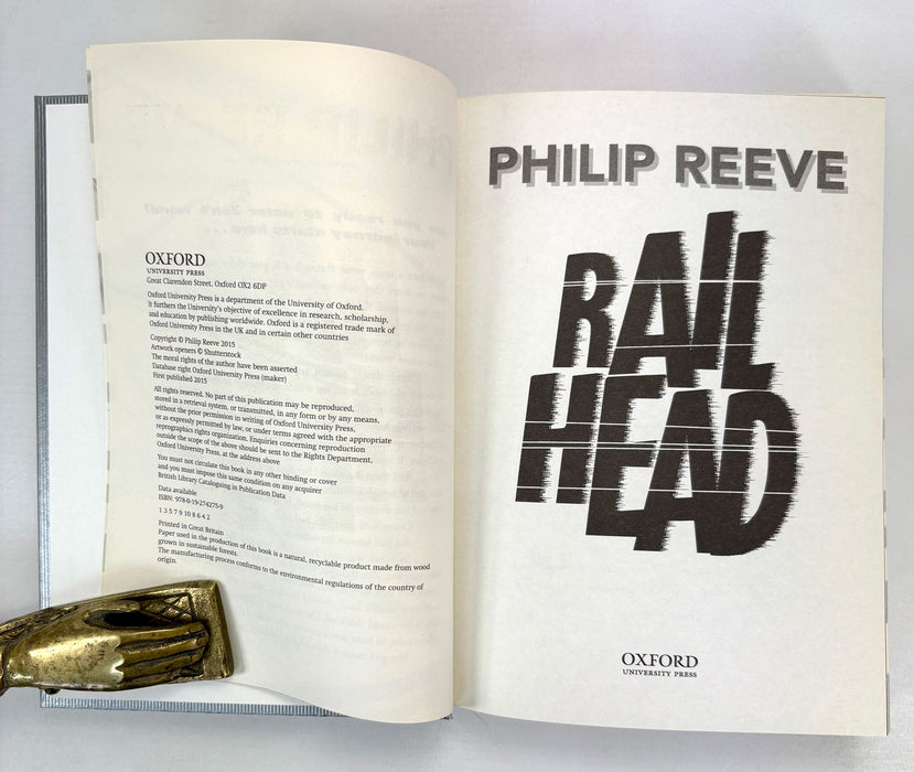 Philip Reeve; Railhead, Black Light Express and Station Zero; Signed and remarqued limited editions numbered 20/20