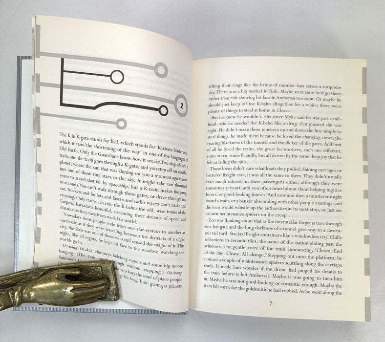 Philip Reeve; Railhead, Black Light Express and Station Zero; Signed and remarqued limited editions numbered 20/20
