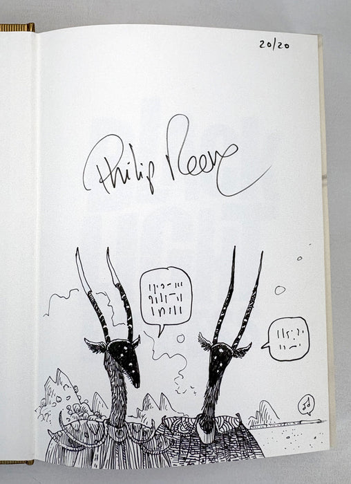 Philip Reeve; Railhead, Black Light Express and Station Zero; Signed and remarqued limited editions numbered 20/20