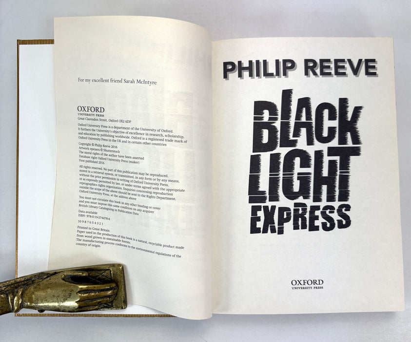Philip Reeve; Railhead, Black Light Express and Station Zero; Signed and remarqued limited editions numbered 20/20