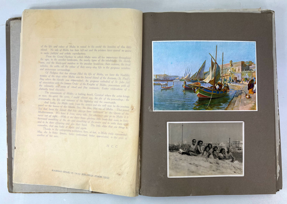 Photo album from Royal Air Force Photographic Section at Luqa, Malta, c. 1942-43, World War II