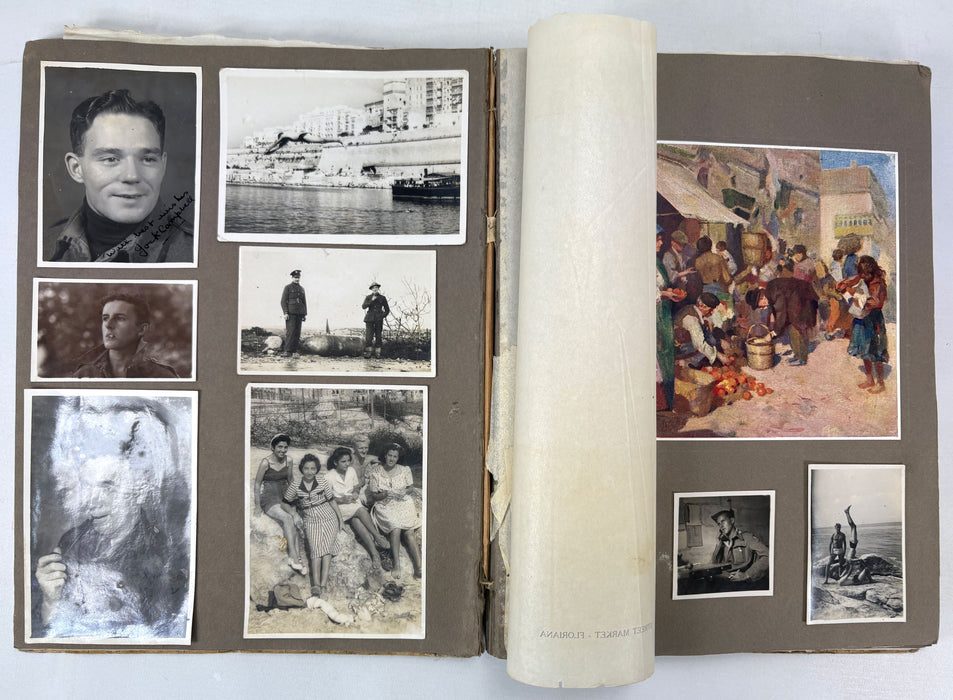 Photo album from Royal Air Force Photographic Section at Luqa, Malta, c. 1942-43, World War II