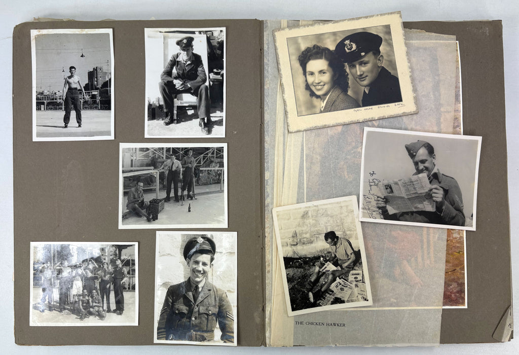 Photo album from Royal Air Force Photographic Section at Luqa, Malta, c. 1942-43, World War II
