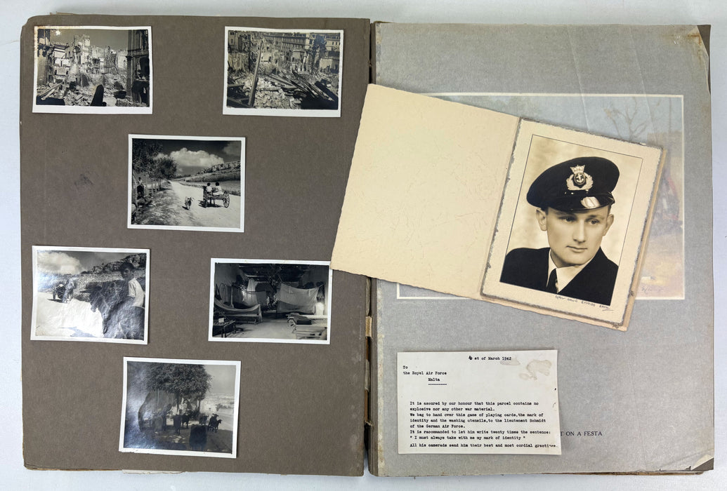 Photo album from Royal Air Force Photographic Section at Luqa, Malta, c. 1942-43, World War II