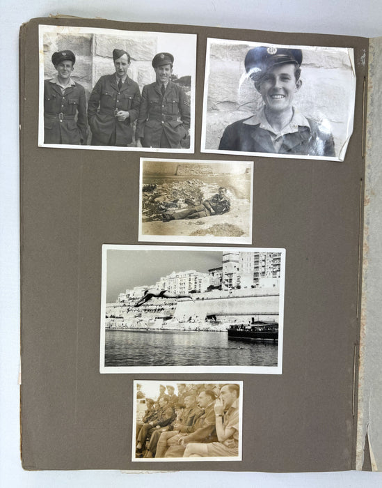 Photo album from Royal Air Force Photographic Section at Luqa, Malta, c. 1942-43, World War II