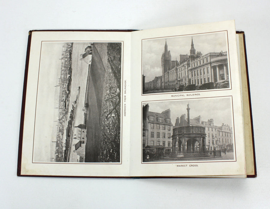 Photographic View Album of Aberdeen, Fold-out 'concertina' style book. c. 1900